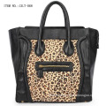 Hot Sale Leopard Leather Fashion Brand Designer Women Handbags